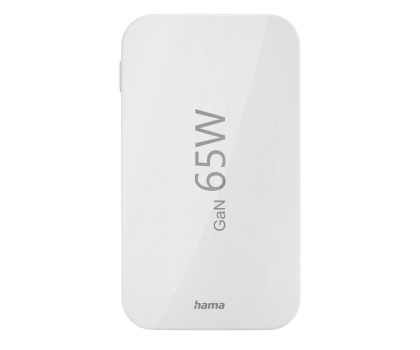 Ładowarka i akumulator Hama ŁADOWARKA SKŁADANA GAN 65W 2X USB-C, 1X USB-A  BIAŁA